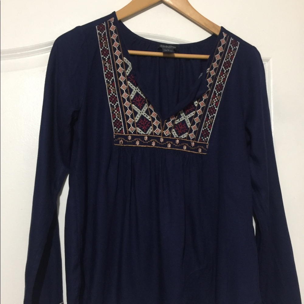 Lucky brand tunic blouse